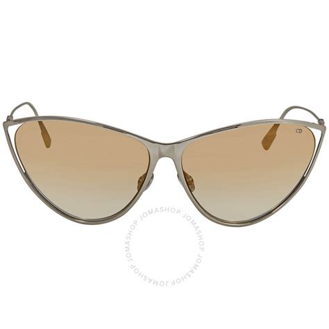 Dior New Motard Gray Sf Gold Sp Cat Eye Ladies Sunglasses